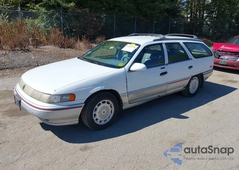 1992 Mercury Sable Ls from USA, damaged, VIN 1MECM5847NA602853
